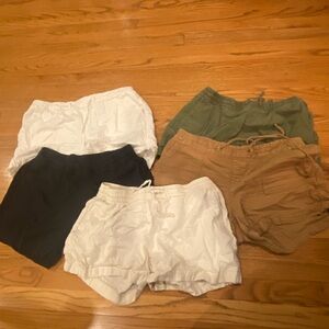 Old Navy Women's Cargo Shorts - White, Black, Green, Brown